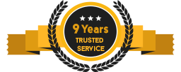 9 Years Trusted Service